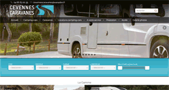 Desktop Screenshot of cevennescaravanes.com